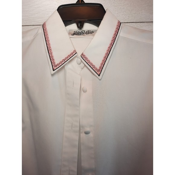 Yves St Clair Vintage Button Down Blouse Size 8 - Picture 2 of 12